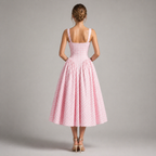 Elara Gingham Dress
