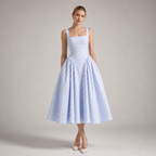 Elara Gingham Dress