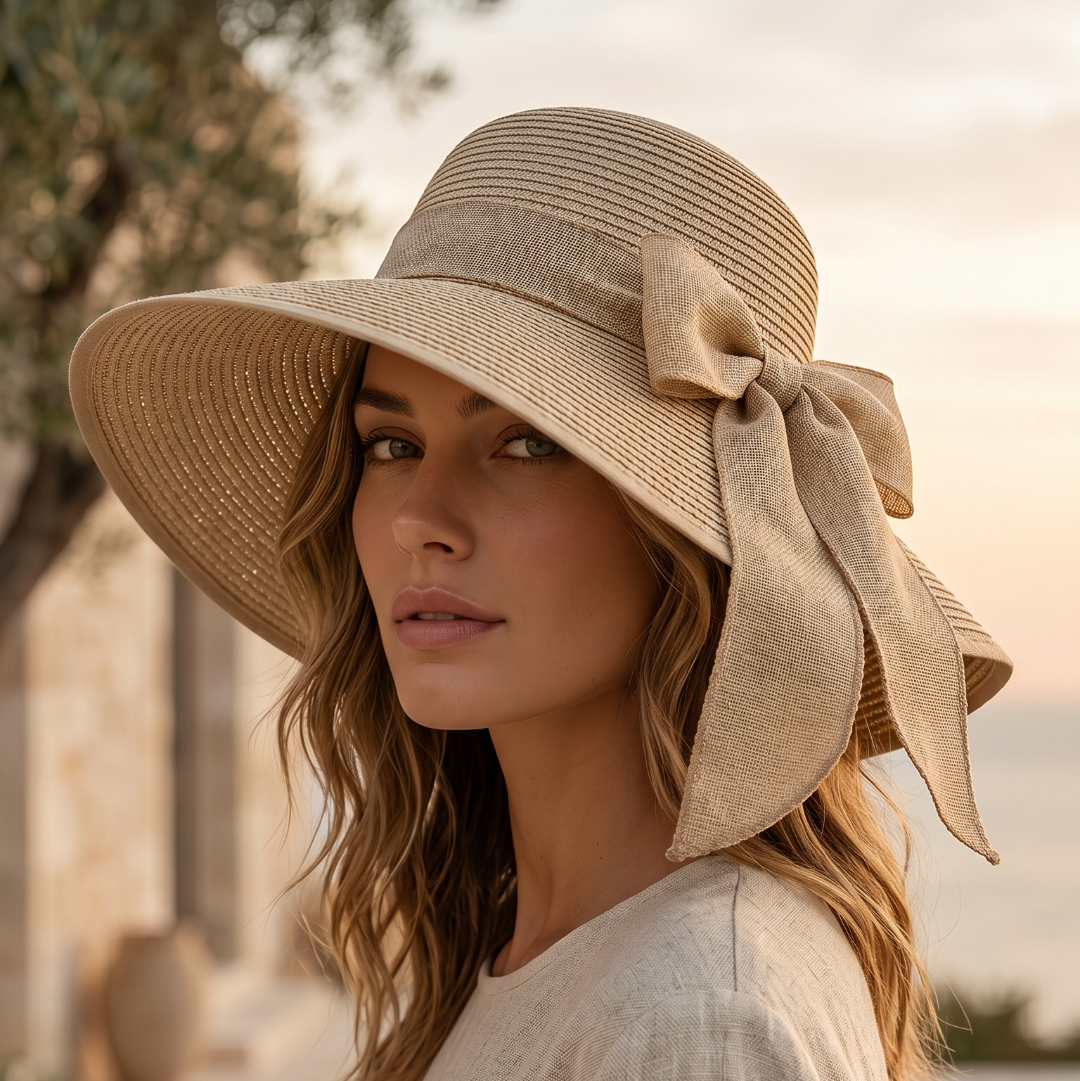 Santorini Sun Hat